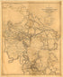White House to Harrisons Landing 1862 by Relic Map Company