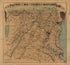 New Map of the Seat of War In Virginia and Maryland 1863 by Relic Map Company
