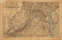 Map of the State of Virginia 1865 by Relic Map Company