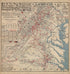 Map of the Main Battlefields, Routes, Camps and Head Qrs., In the Gettysburg, Wilderness and Appomattox Campaigns of the Civil War In U.S 1900 by Relic Map Company