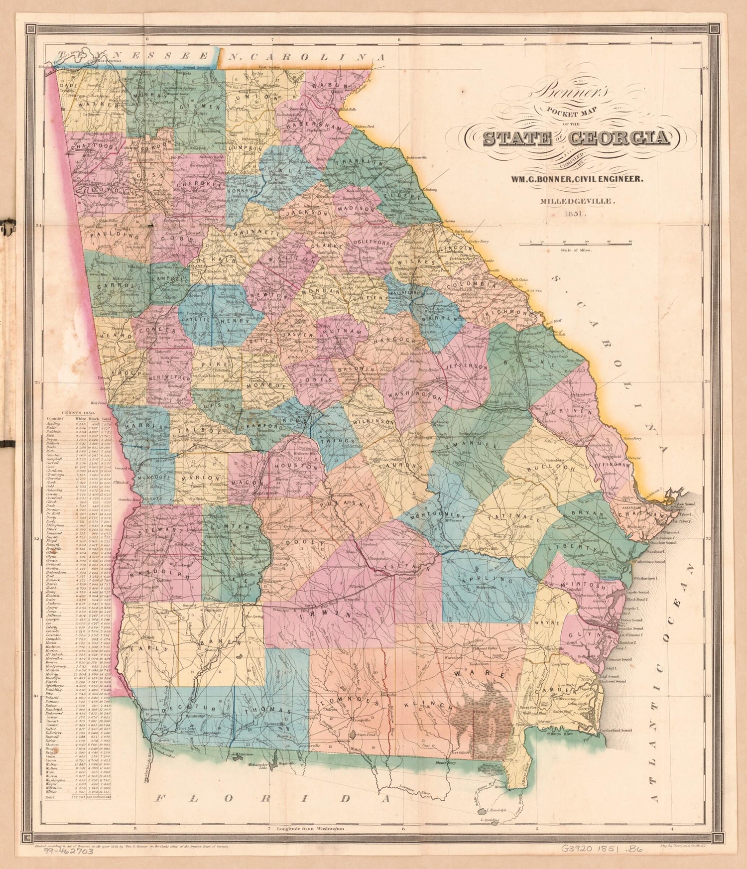 This old map of Bonner&