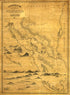 Geographical Map of the Republic of Nicaragua 1855 by Relic Map Company