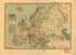 Europe in 1897 by Relic Map Company