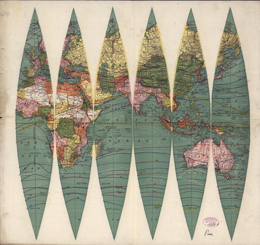 This old map of Rand McNally &amp; Co.&