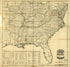 The Historical War Map in 1862 by Relic Map Company