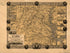 Pocket War Map of Virginia, With Portraits of Scott & His Generals. Also Views and Plans of the Principal Places of Note Connected With the War 1861 by Relic Map Company
