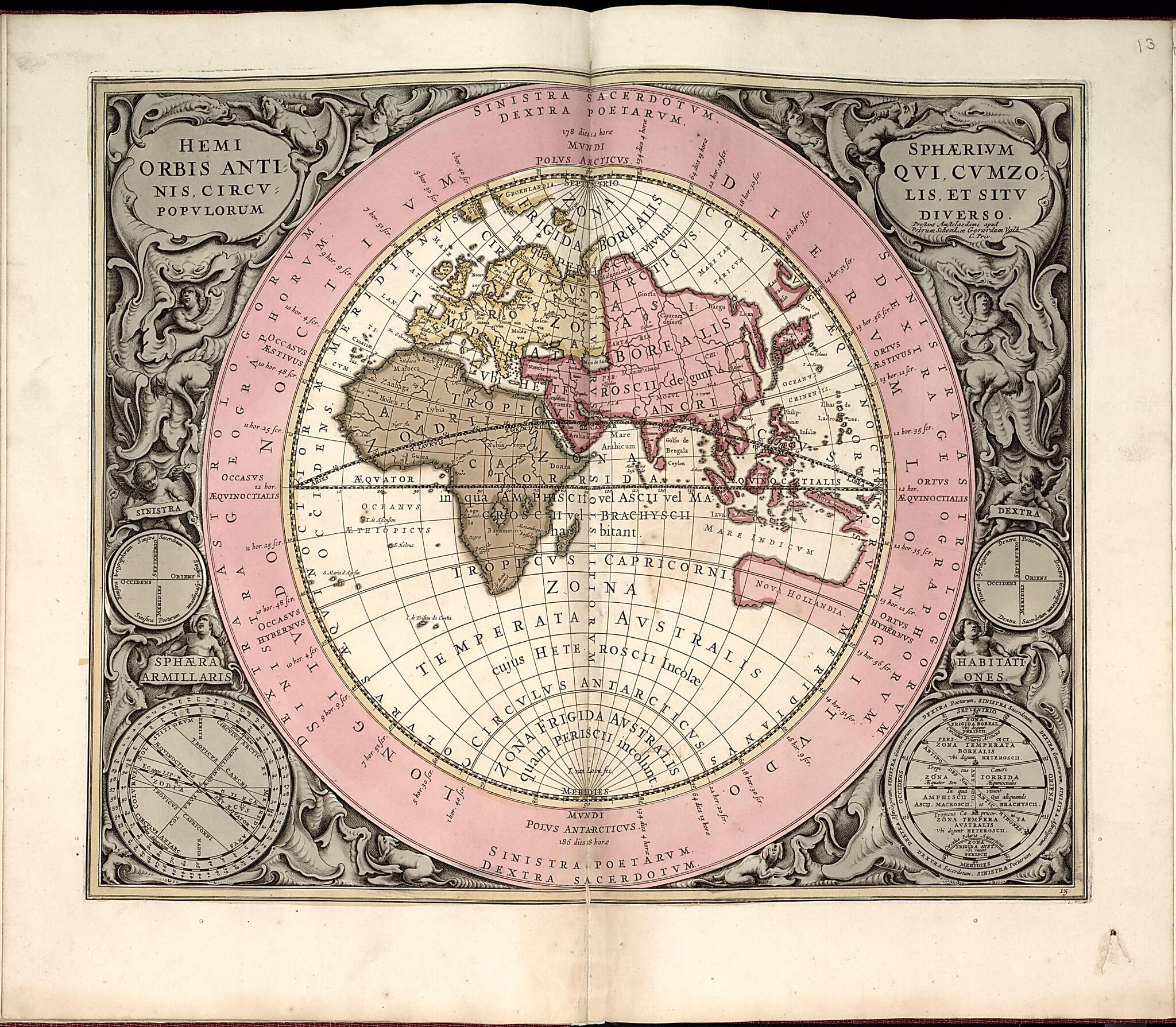 This old map of 14. Hypothesis Ptolemaica, Sive Communis Planetarum from Atlas Universalis Et Novus from 1708 was created by G. (Gerard) Valck in 1708