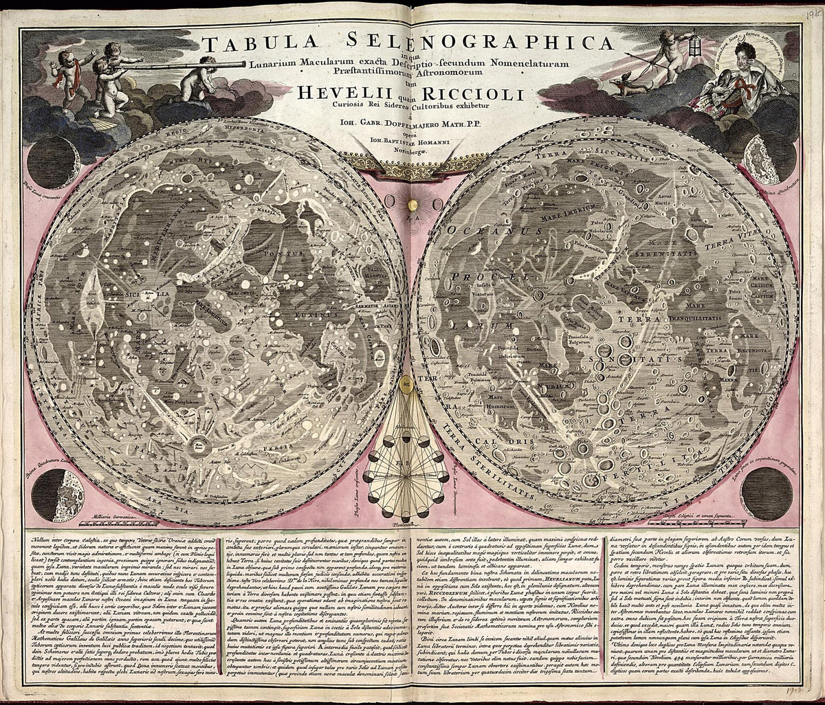 21. Theoria Mercurii &amp; Veneris Cum Distantiis from Atlas Universalis Et Novus 1708 by Relic Map Company