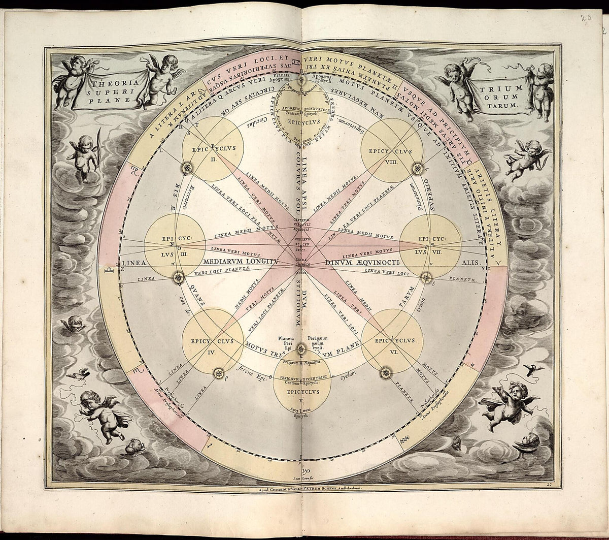 22. Coeli Stellati Christiani Hisphaerium Prius from Atlas Universalis Et Novus 1708 by Relic Map Company