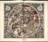 25. Hemisphaerii Borealis Coeli & Terrae Sphaerica from Atlas Universalis Et Novus 1708 by Relic Map Company