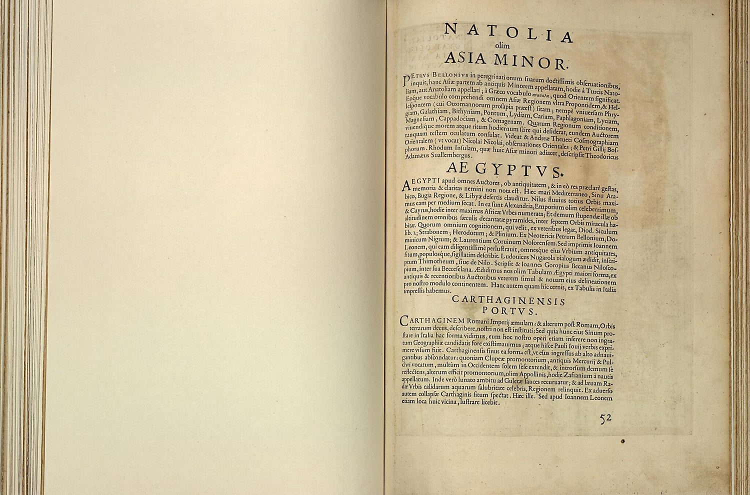 This old map of Natolia Olim Asis Minor. Aegyptvs. Carthaginensis Portvs from Theatrum Orbis Terrarum from 1570 was created by Abraham Ortelius in 1570