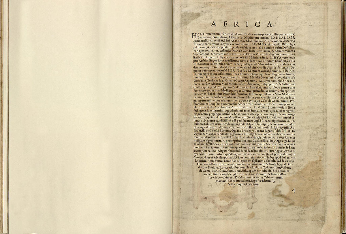 Africa from Theatrum Orbis Terrarum 1570 by Relic Map Company