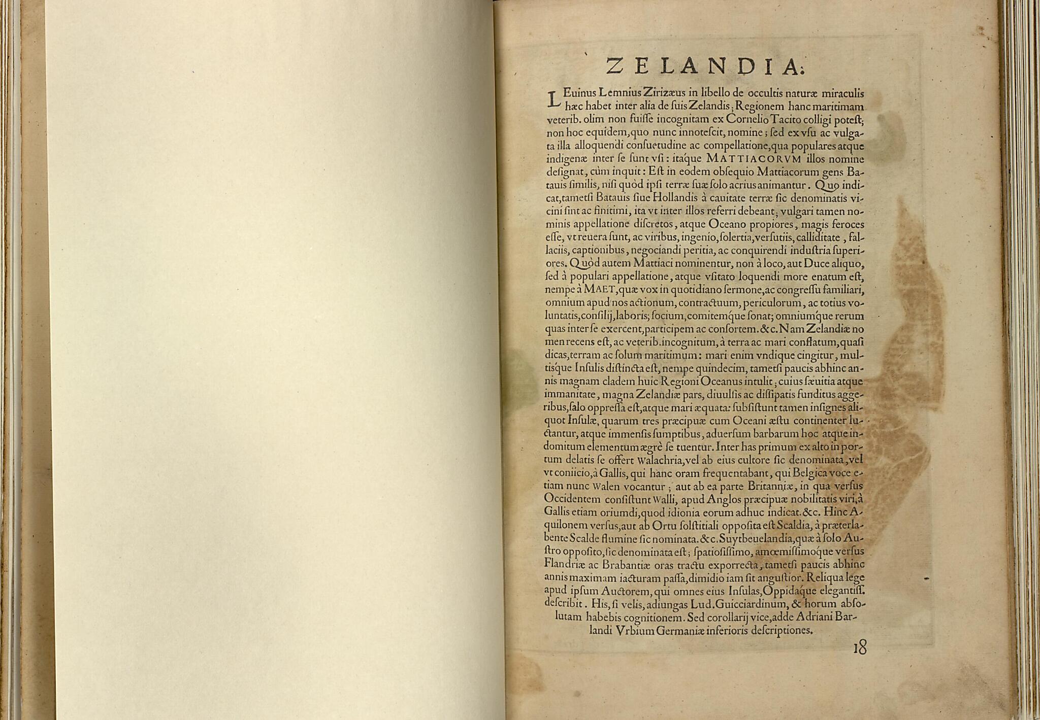 This old map of Zelandia from Theatrum Orbis Terrarum from 1570 was created by Abraham Ortelius in 1570