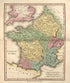Gallia Antiqua from Ancient Geography 1826 by Relic Map Company