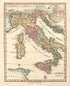 Italia Antiqua from Ancient Geography 1826 by Relic Map Company