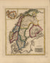 Sweden and Norway from a New and Elegant General Atlas, Containing Maps of Each of the United States. 1817 by Relic Map Company