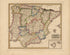 Spain from a New and Elegant General Atlas, Containing Maps of Each of the United States 1817 by Relic Map Company