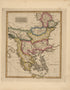 Turkey In Europe from a New and Elegant General Atlas, Containing Maps of Each of the United States. 1817 by Relic Map Company