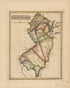 New Jersey from a New and Elegant General Atlas, Containing Maps of Each of the United States. 1817 by Relic Map Company