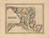 Maryland from a New and Elegant General Atlas, Containing Maps of Each of the United States. 1817 by Relic Map Company