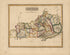 Kentucky from a New and Elegant General Atlas, Containing Maps of Each of the United States 1817 by Relic Map Company