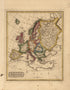 Europe from a New and Elegant General Atlas, Containing Maps of Each of the United States 1817 by Relic Map Company