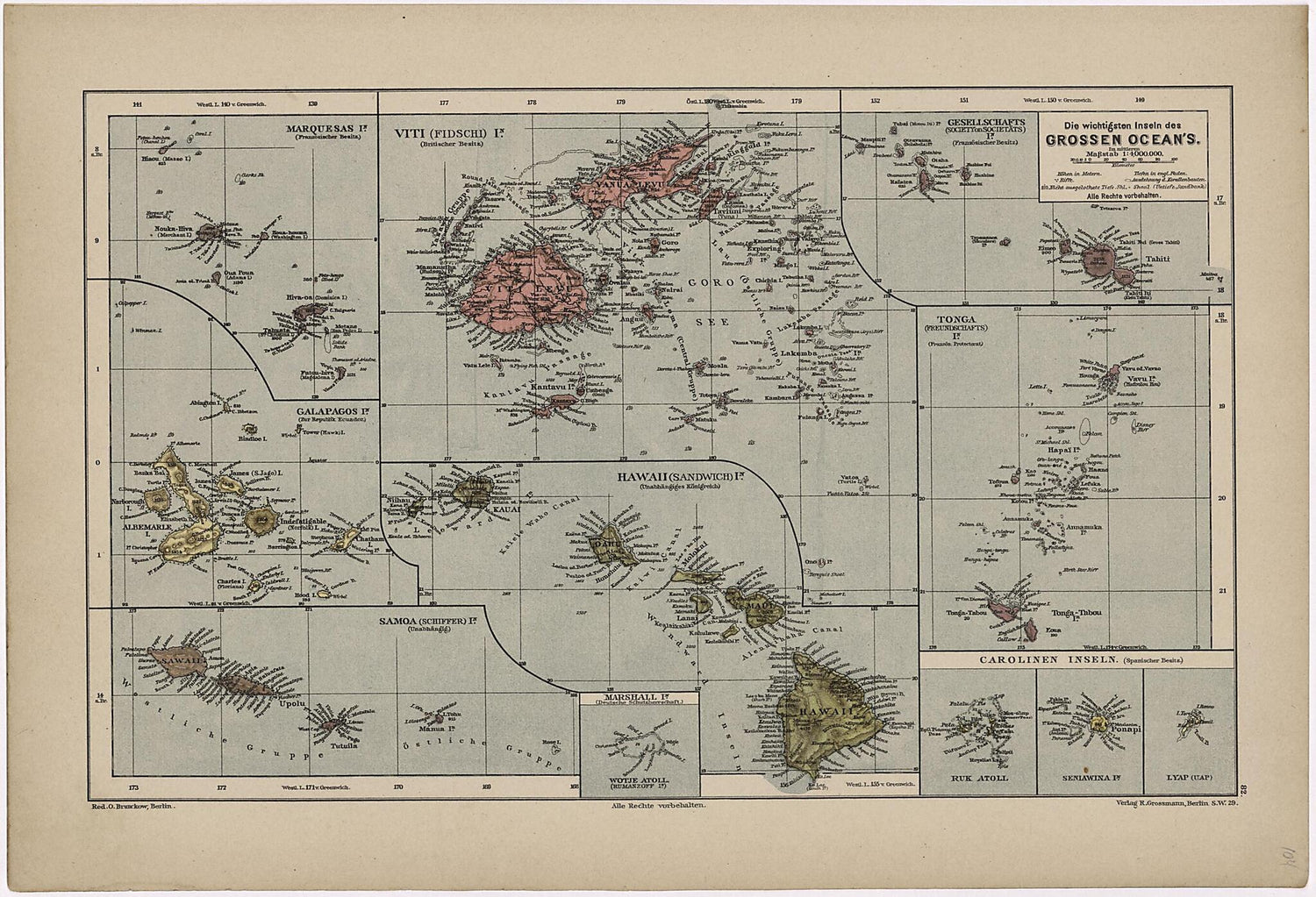 This old map of Grossen Ocean&