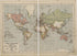 Kolonial -A & Weltverkehrskarte from Neuer Grosser Hand-Atlas 1894 by Relic Map Company