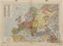 Volker-Karte Von Europa from Neuer Grosser Hand-Atlas 1894 by Relic Map Company