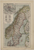 Schweden Und Norwegen from Neuer Grosser Hand-Atlas 1894 by Relic Map Company