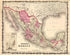 Mexico from Family Atlas 1862 by Relic Map Company