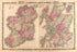 Ireland and Scotland from Family Atlas 1862 by Relic Map Company
