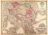 Austria, Turkey and Greece from Family Atlas 1862 by Relic Map Company