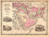 Turkey, Persia and Arabia from Family Atlas 1862 by Relic Map Company