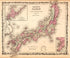 Japan from Family Atlas 1862 by Relic Map Company