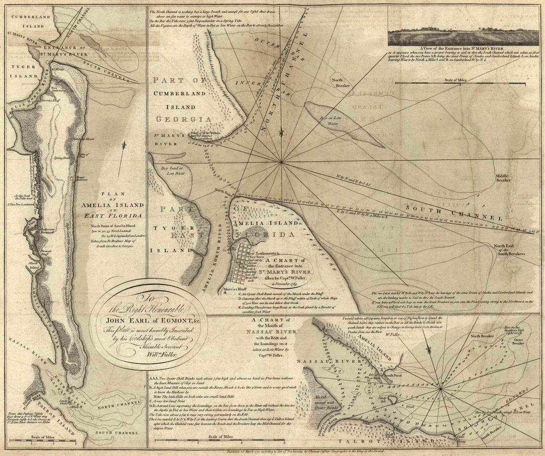 This old map of Plan of Amelia Island In East Florida from the North American Atlas, Selected from the Most Authentic Maps, Charts, Plans, &amp;c. Hitherto Published. from 1777 was created by Thomas Jefferys in 1777
