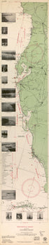 No. V-240 Key West - Cedar Keys, FL, 2nd Ed. from Sectional Aeronautical Charts 1927 by Relic Map Company
