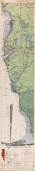 No. V-240 Key West - Cedar Keys, FL, 3rd Ed., Corr. from Sectional Aeronautical Charts 1927 by Relic Map Company