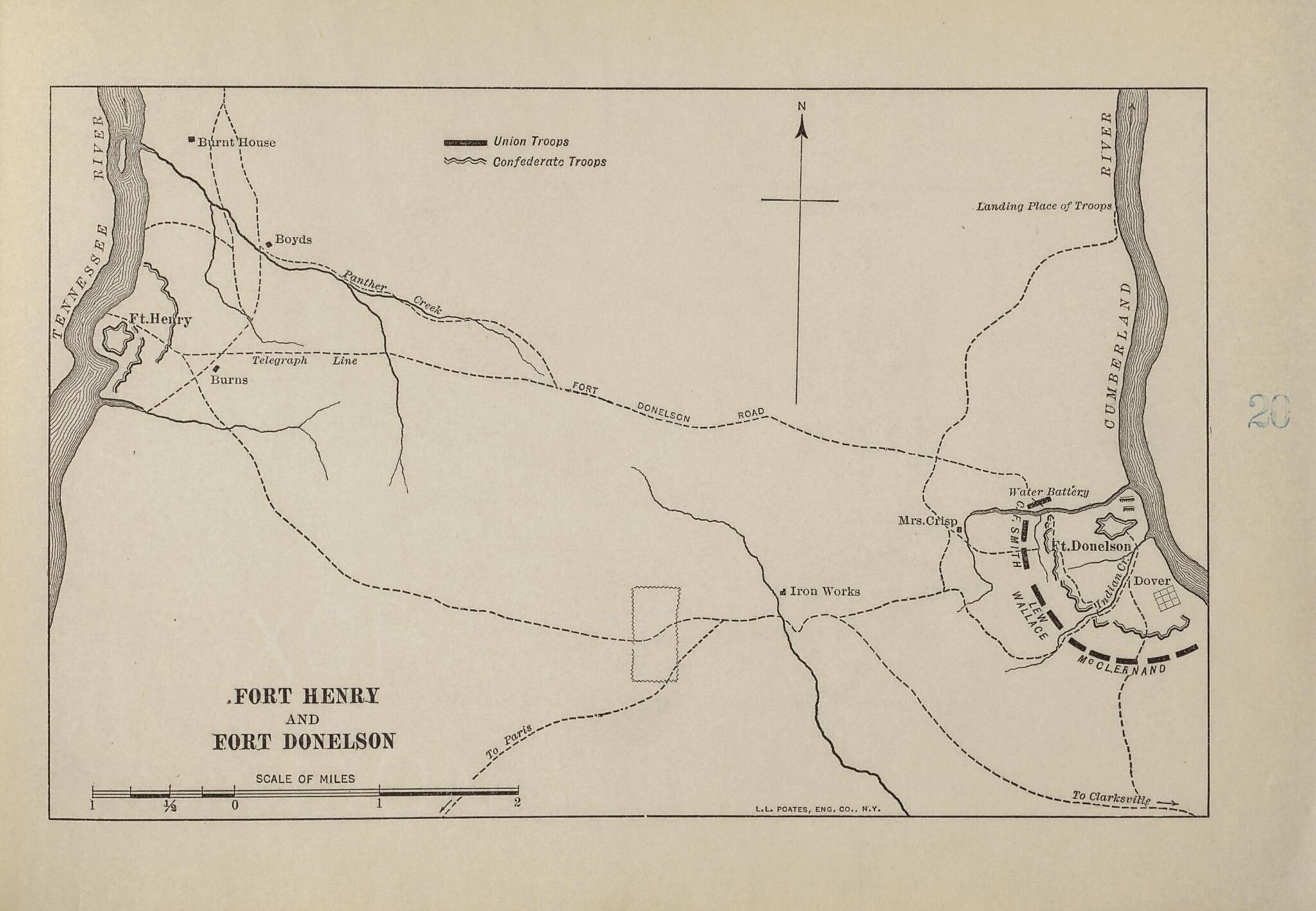 Old Map [1914] Fort Henry and Fort Donelson – Relic Map Co.