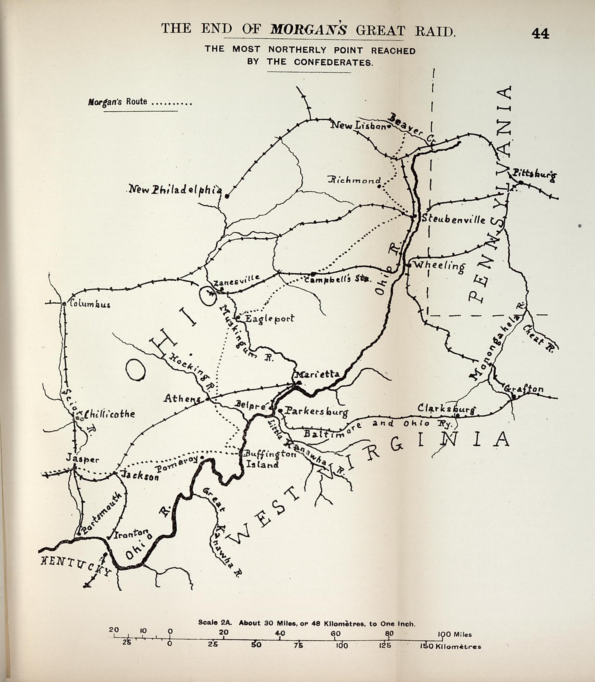 This old map of End of Morgan&