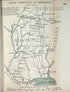 Minor Operations In Mississippi, 1863-1864 from the American Civil War Maps 1910 by Relic Map Company