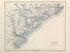 Sea Islands (Caroline Du Nord) from Histoire De La Guerre Civile En Amérique, Par M. Le Comte De Paris--cartes Et Planches 1890 by Relic Map Company