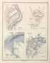 Belmont, Pea Ridge, Hampton Roads, Isle No. 10 from Histoire De La Guerre Civile En Amérique, Par M. Le Comte De Paris--cartes Et Planches 1890 by Relic Map Company