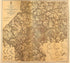 Military Operations In Atlanta, Ga., Includes Peach Tree Creek, 1864 from Military Maps. 1879 by Relic Map Company