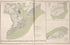 Charleston City and Harbor, Plan and Battle of Belmont, Missouri from Rebellion Atlas 1892 by Relic Map Company