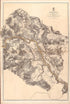 Map of the Region Between Gettysburg, PA and Appomattox Court House, VA from Military Maps Illustrating the Operations of the Armies of the Potomac & James, May 4th 1864 to April 9th 1865. 1869 by Relic Map Company