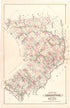Map of Aroostook County Maine from Colby&