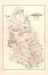 Map of Franklin County Maine from Colby&