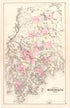 Map of Hancock Co. Maine from Colby&