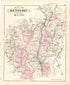 Map of Kennebec County Maine from Colby&
